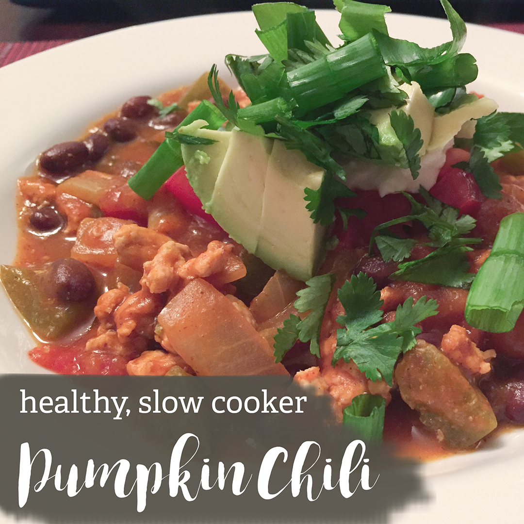 slow cooker pumpkin chili